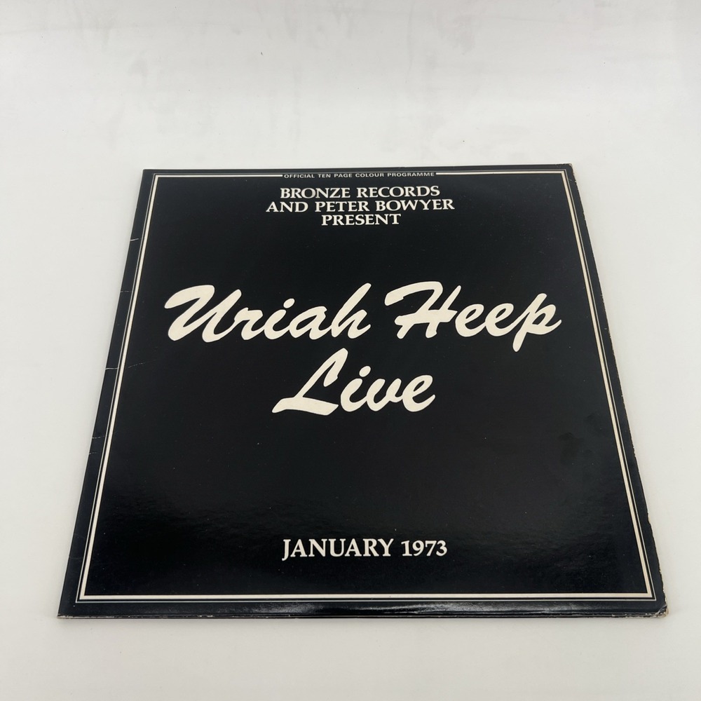 Uriah Heep Live Promo LP 1973 Vinyl Rock ISLD1
